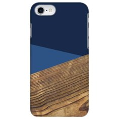 Чехол Mitya Veselkov IP7.MITYA-036 для Apple iPhone 7/iPhone 8 синий древесный