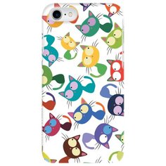 Чехол Mitya Veselkov IP7.MITYA-019 для Apple iPhone 7/iPhone 8 Цветные кошки
