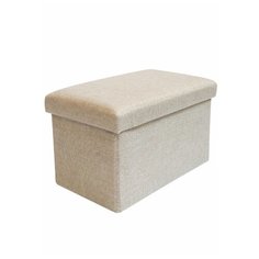 Пуфик с ящиком для хранения Удачная покупка RYP57-40 лен бежевый