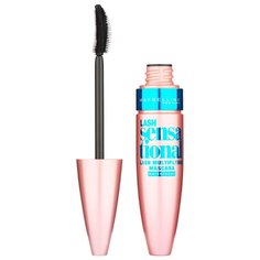 Maybelline Тушь для ресниц Lash Sensational Waterproof Mascara, черный