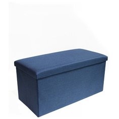 Пуфик с ящиком для хранения Удачная покупка RYP57-76 синий