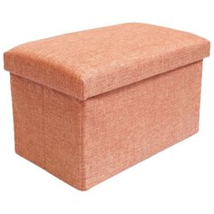 Пуфик с ящиком для хранения Удачная покупка RYP57-40 лен оранжевый