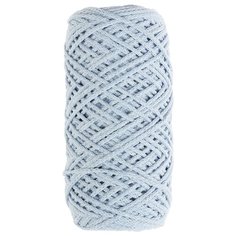 Пряжа Osttex Шнур хлопковый без сердечника, 100 % хлопок, 450 г, 100 м, голубой