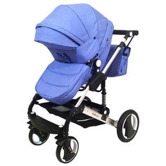 Коляска-трансформер Belecoo 2в1 синий джинс