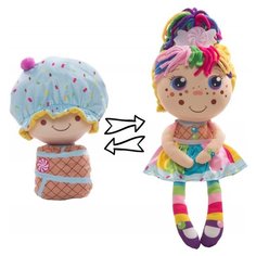 Мягкая игрушка 1 TOY Девчушка-вывернушка Настюшка 38 см