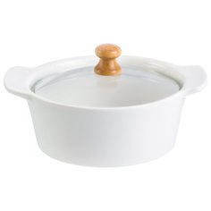 Форма для запекания стеклянная Elan gallery 540233 (13.3х11х4 см) белый