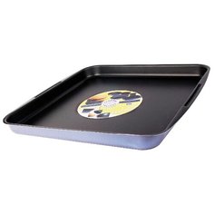 Противень для выпечки Калитва 3963351 (37х35 см) фиолетовый/черный