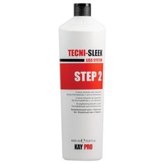 KayPro Tecni-Sleek Выпрямляющий крем для волос с кератином шаг 2, 1000 мл