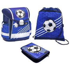 Belmil Ранец Classy Soccer 2019 с наполнением (403-13/732/SET), синий