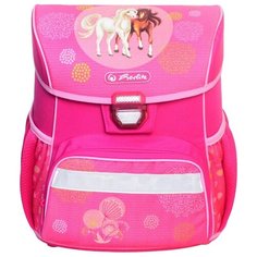 Herlitz Ранец Loop Spring Horses, розовый