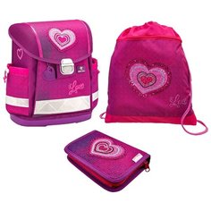 Belmil Ранец Classy Love 4ever с наполнением (403-13/721/SET), розовый