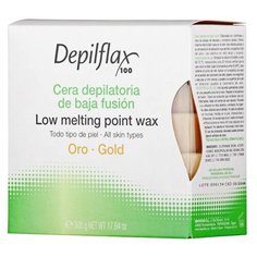 Depilflax Воск горячий "Золото" в брикетах 500 г