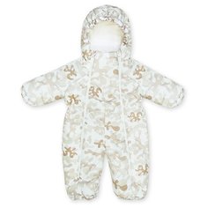 Комбинезон Сонный Гномик Акита 2113 размер 62, бежевый с рисунком