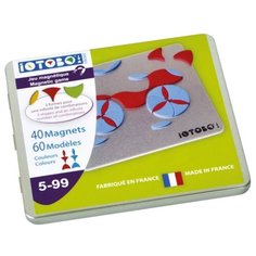 IOTOBO Магнитная мозаика CD 40 элементов зеленый