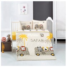 Arya комплект в кроватку Safari (4 предмета) бежевый