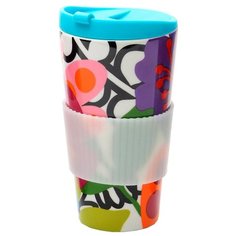 Термокружка French Bull HP-RM-16F Oasis (0,47 л) белый/голубой
