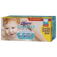 Libero подгузники Comfort 5 (10-16 кг) 112 шт.
