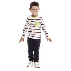 Лонгслив lucky child Ми-ми-мишки размер 26 (86-92), красный/белый