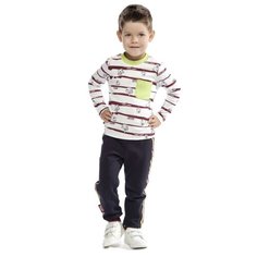 Лонгслив lucky child размер 30 (104-110), молочный