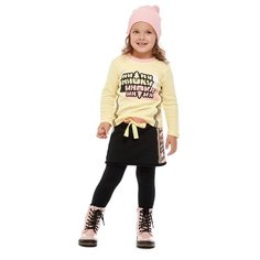 Лонгслив lucky child размер 32 (122-128), желтый