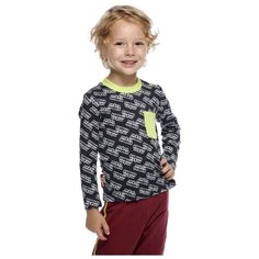 Лонгслив lucky child размер 30 (110-116), серый