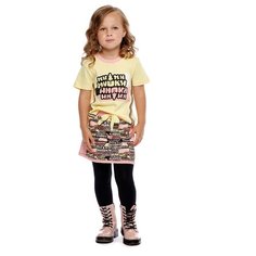 Футболка lucky child размер 30 (104-110), желтый