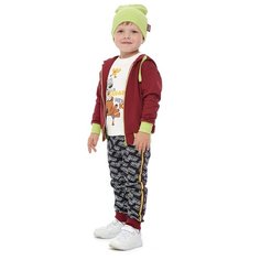 Толстовка lucky child размер 26 (86-92), бордовый