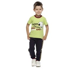 Футболка lucky child размер 28 (98-104), зеленый