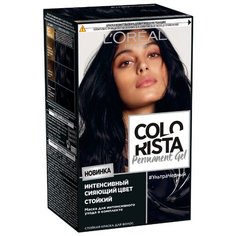 LOreal Paris Colorista Permanent Gel стойкая краска для волос, ультра черный