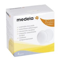 Medela Многоразовые прокладки для бюстгальтера 4 шт.