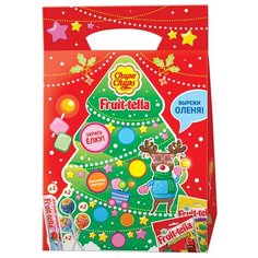 Подарочный набор Chupa Chups Новогодний Fruittella Елка 294 г