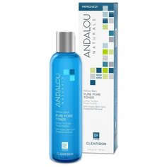 Andalou Naturals Тоник Clearskin для сужения пор Алоэ+ Кора Ивы 178 мл