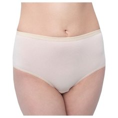 Santini Трусы "Макси" с высокой посадкой, размер 46, бежевый