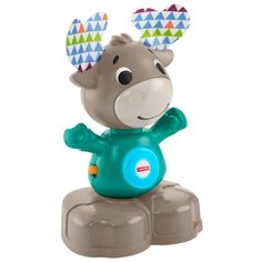 Интерактивная развивающая игрушка Fisher-Price Музыкальный лось (GJB21) серый/голубой