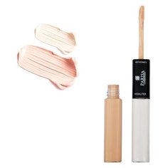 Parisa Жидкий консилер и хайлайтер двухсторонний Under Eye Highliter & Concealer 01 слоновая кость