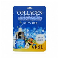 Ekel Маска тканевая Ultra Hydrating Essense Mask с коллагеном, 25 мл