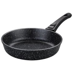 Сковорода Elan gallery Гранит Мечта 120207 22 см, с ручкой, черный