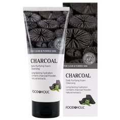 Foodaholic пенка для умывания с черным древесным углем, 180 мл