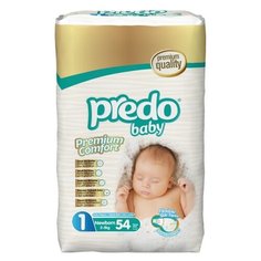 Predo подгузники 1 (2-5 кг) 54 шт.