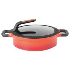 Сотейник BergHOFF Gem 2307408 26 см, с крышкой, красный