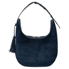 Сумка хобо Afina 417 Бархатистая, натуральная кожа