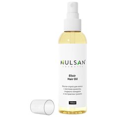 MULSAN Elixir Hair Oil Масло-спрей для волос с маслами рукколы, сладкого миндаля и экстрактом граната, 100 мл