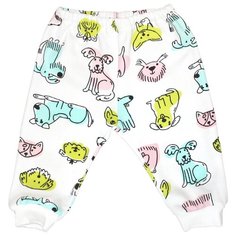 Брюки Веселый Малыш 33140/one размер 68, белый