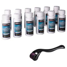 Kirkland Набор: лосьон от выпадения волос для мужчин Minoxidil 5% + пипетка + дермароллер, 60 мл, 12 шт.