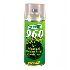 Аэрозольный грунт-праймер BODY 960 светло жёлтый 0.4 л