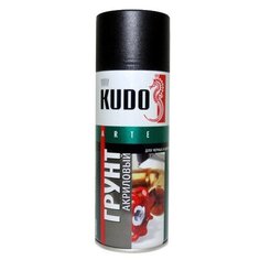Аэрозольный грунт-праймер KUDO KU-210X черный 0.5 л