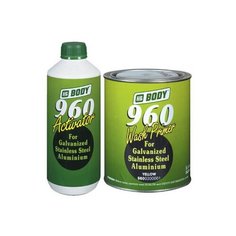 Грунт-праймер BODY 960 комплект, 2 шт. светло жёлтый 1 л