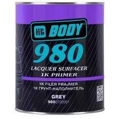 Грунт-праймер BODY 980 банка серый 1 л