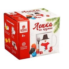 Набор для лепки Школа талантов Декор кружки Веселый снеговик (4359017)