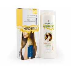 Harems Крем-маска-бальзам для волос с оливковым и аргановым маслом Mask & Cream, 350 мл